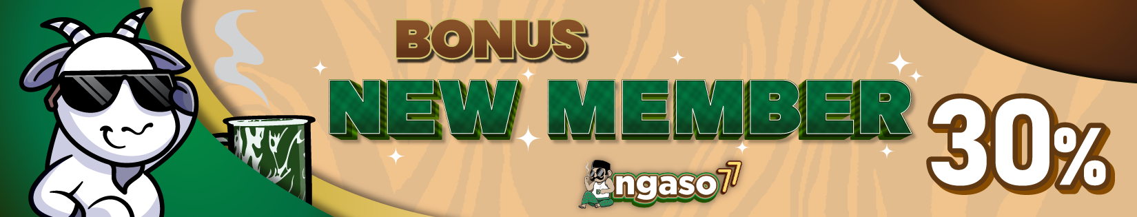 BONUS NEW MEMBER 30%