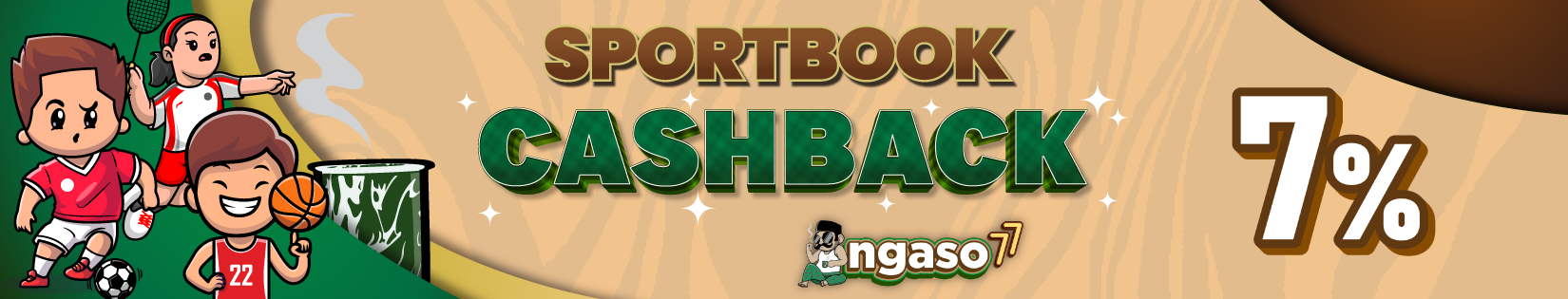SPORTBOOK CASHBACK 7%